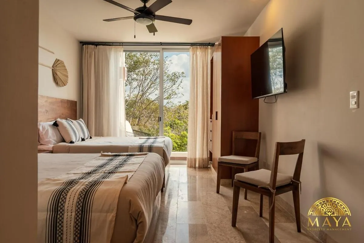 Nhoa 312A Lux 2Br Condo Top Jungle View Aldea Zama Tulum