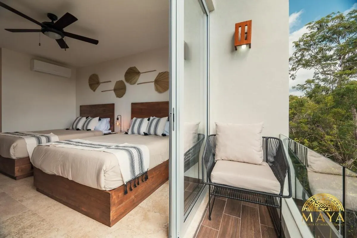 Nhoa 312A Lux 2Br Condo Top Jungle View Aldea Zama Tulum