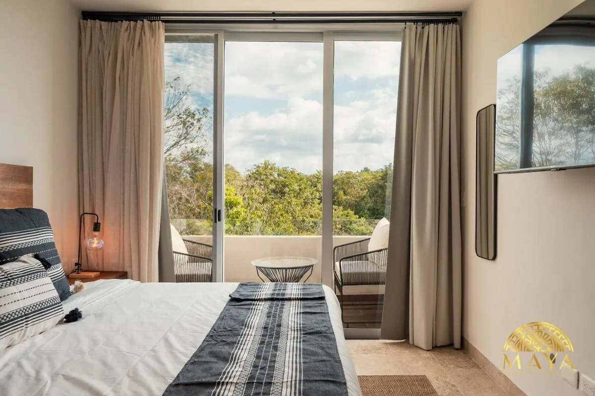Nhoa 312A Lux 2Br Condo Top Jungle View Aldea Zama Tulum